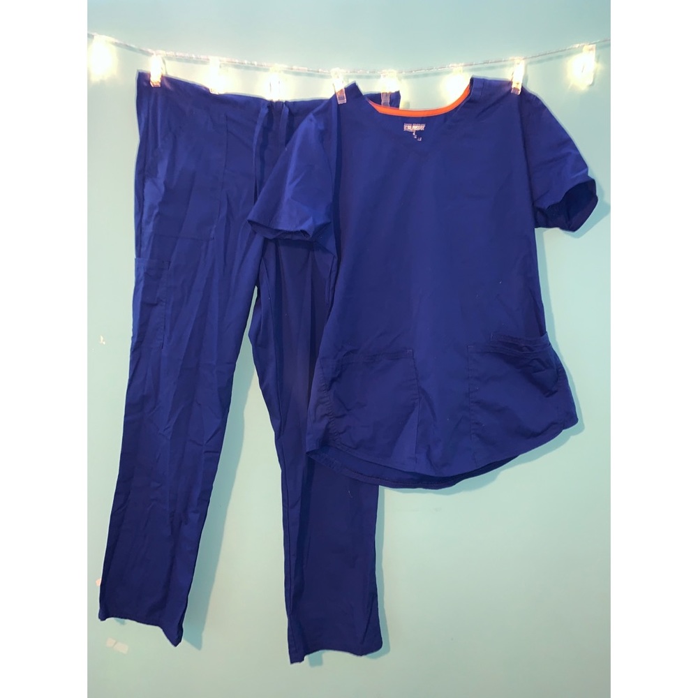 Blue Scrubs Set